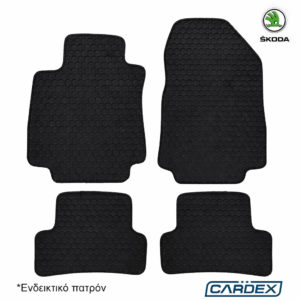Λαστιχένια Πατάκια Αυτοκινήτου Skoda Octavia III 2013–2020 Μαρκέ Άοσμα