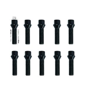 ΜΠΟΥΛΟΝΙΑ ΚΩΝΙΚΑ 14×1,25 45mm (17) ΜΑΥΡΑ SIMONI RACING – 10 TEM.